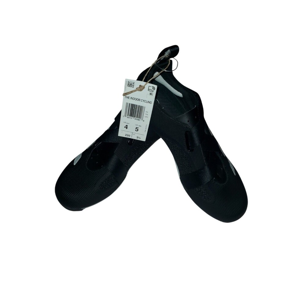 Adidas The Indoor Cycling Unisex WMN Size 5 MENS SZ 4 Shoes GX6544-BLACK/WHITE